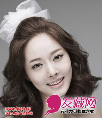 新娘发型图片