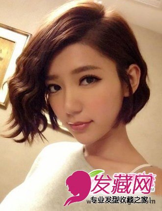 蛋卷头短发发型