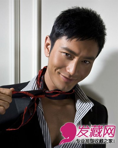 【图】黄晓明经典帅气飞机头圆寸头发型(9)_韩