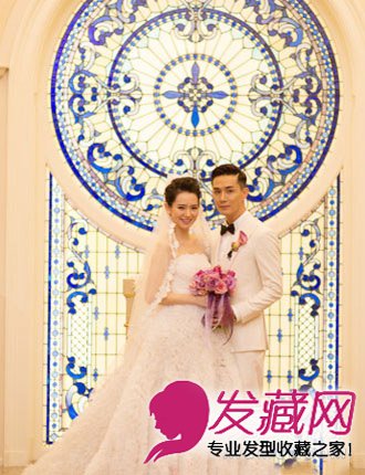 【图】戚薇李承铉结婚照 最全婚纱照发型盘点