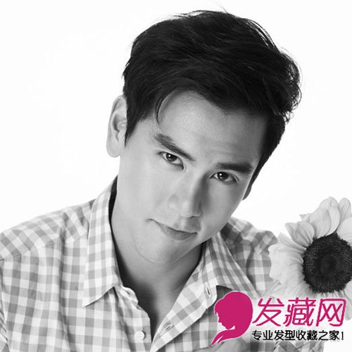 【图】霸道总裁范 三七分刘海彭于晏酷帅短发盘点(9)_男士短发发型_发