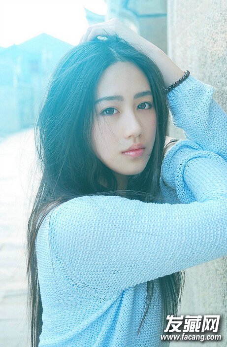 倒三角脸型适合什么发型2