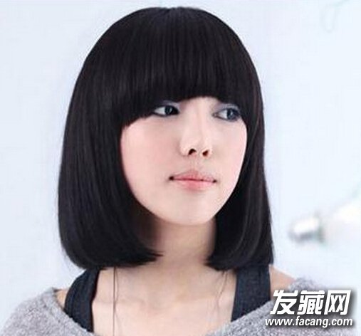 好看的齐肩发型1