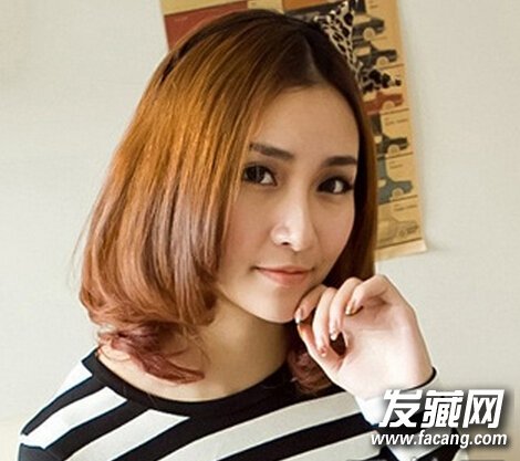 好看的齐肩发型2