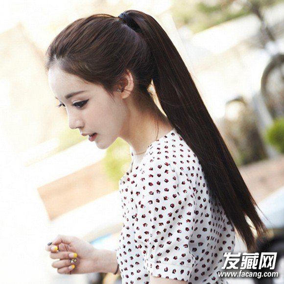 直发扎发发型1