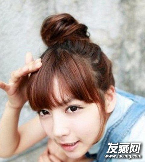 好看丸子头图片2