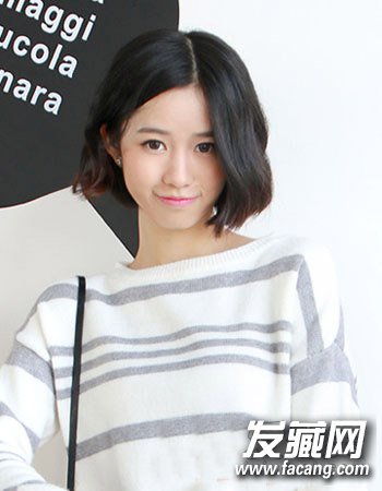 秋天短发甜美波波头发型 首选甜美波波头(4)