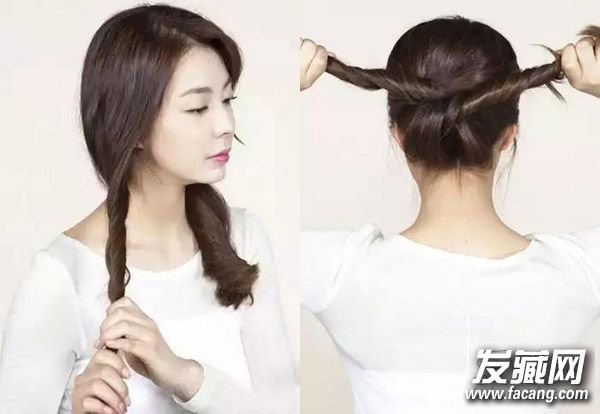 冬天就要扎盘发 3款简单教程长发妹必学 冬天就要扎盘发 3款简单教程长发妹必学 冬天长发怎么盘发