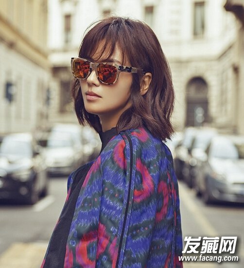 刘涛lob发型1