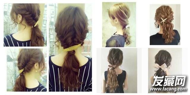 编织马尾&花苞头发髻 4款扎发搞定长卷发 编织马尾&花苞头发髻 4款扎发搞定长卷发 长卷发的扎法