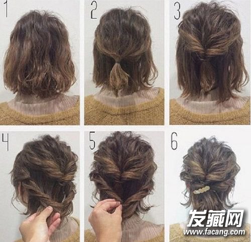 短发弄什么发型好看 4款简单绑法轻松get 短发弄什么发型好看 4款简单绑法轻松get 短发的绑法