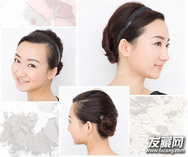 盘发如此百搭 手再残的妹子也要会梳一款才行 盘发如此百搭 手再残的妹子也要会梳一款才行 如何梳简单盘发