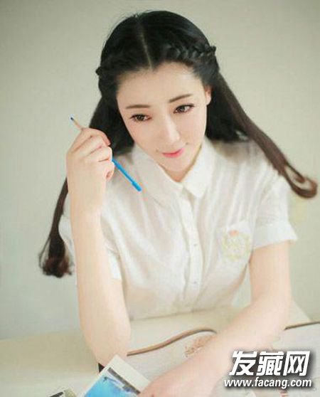 学范冰冰中分公主编发 瞬间年轻10岁! 学范冰冰中分公主编发 瞬间年轻10岁! 中分怎么扎好看